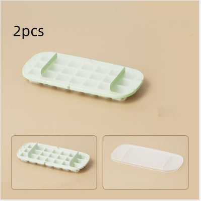 High-capacity Ice Box ice cube tray grid, food-grade kitchen gadget for making uniform ice cubes