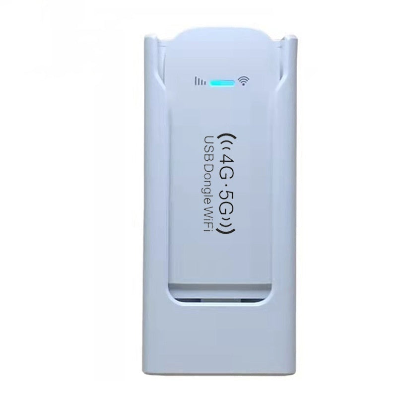 Portable 4G wireless router WiFi card by My Store, compact white device with USB connection