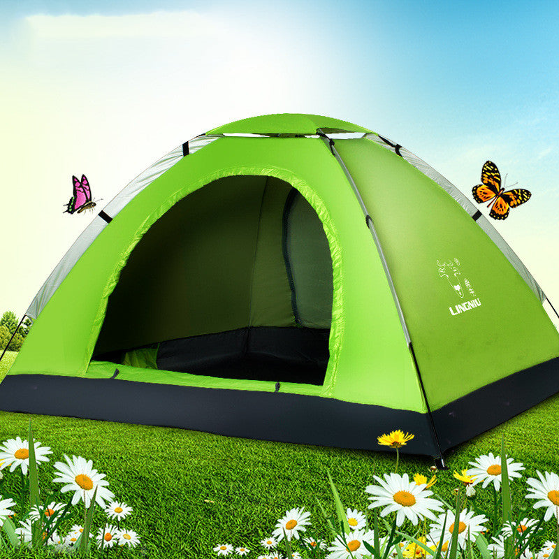 Single-layer camping tent for outdoor and beach use by My Store