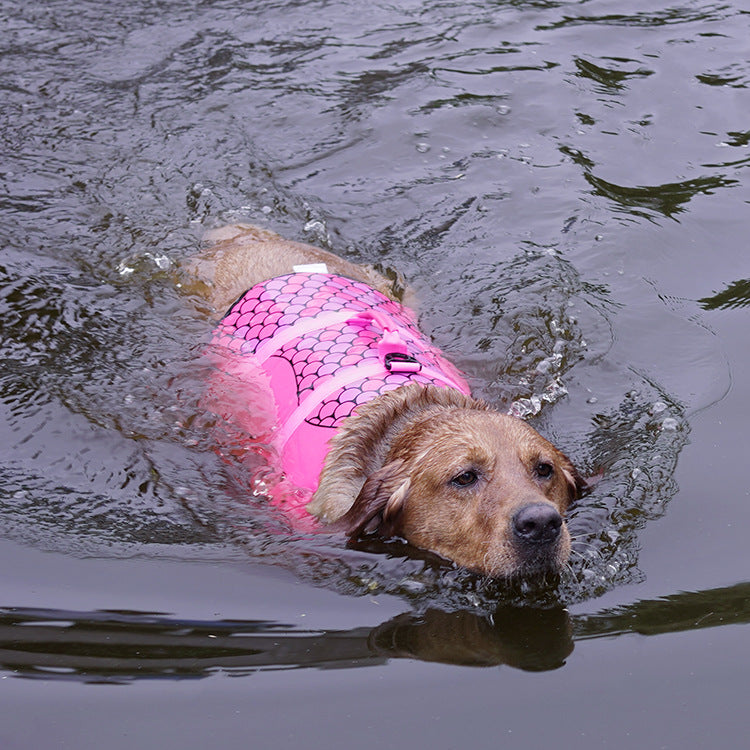 Pet life jacket by My Store in a bright, buoyant design for dogs and pets