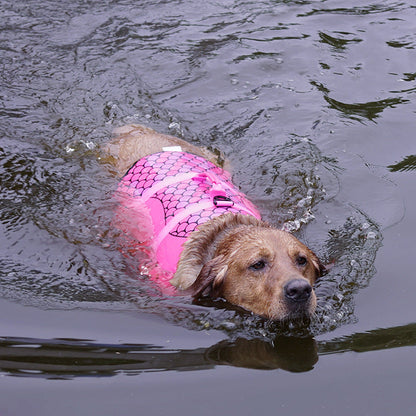 Pet life jacket by My Store in a bright, buoyant design for dogs and pets