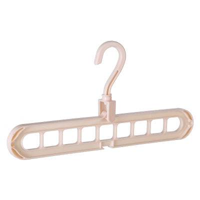 9-hole clothes hanger organizer, space-saving hanger in durable plastic design