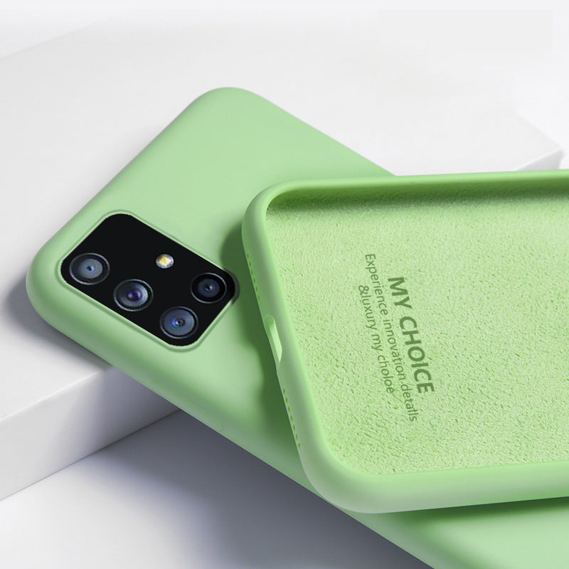 Samsung liquid silicone phone case in smooth protective cover design