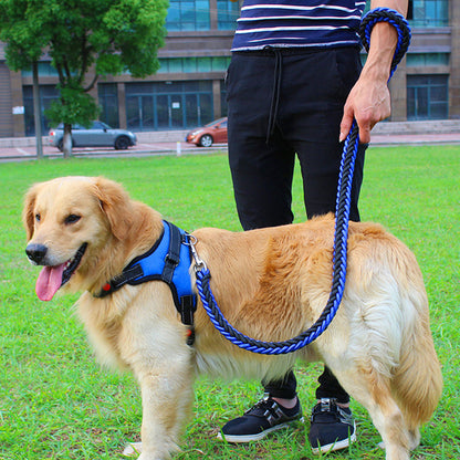 Dog leash chest strap with adjustable harness design for dogs