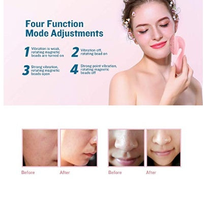 Multifunctional face brush with soft bristles for gentle cleansing and skincare application