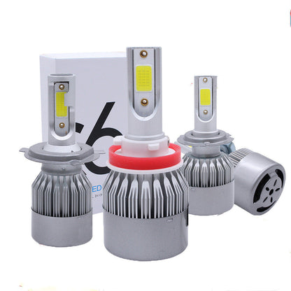 Metal car lights close-up showing sleek automotive lighting components, My Store brand