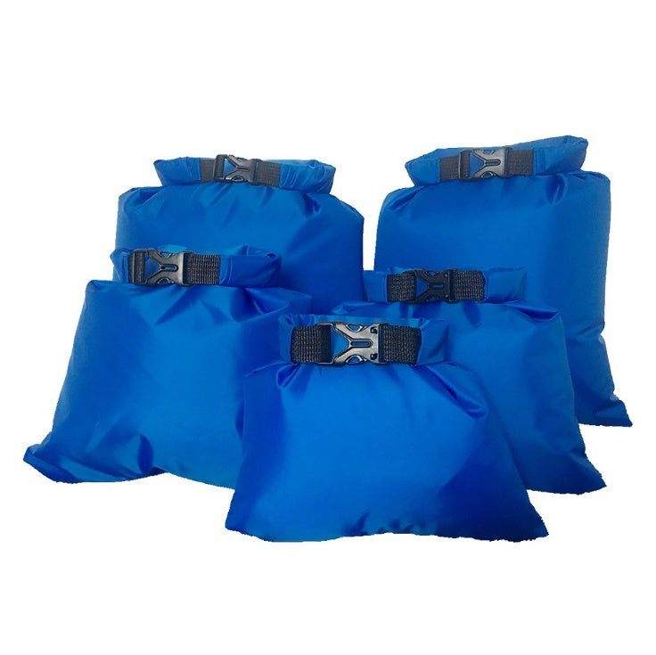 Waterproof dry bags in assorted sizes and colors for keeping gear dry