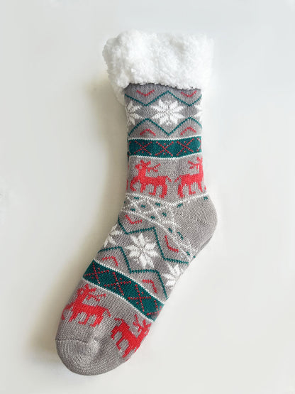 Women's coral fleece winter bed socks in a soft, cozy design