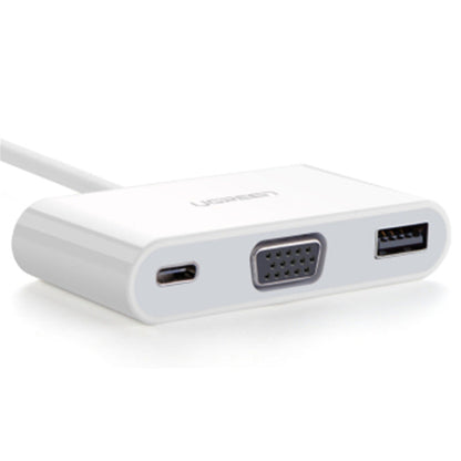 Notebook USB splitter hub HD head adapter, compact design for connecting multiple USB devices.
