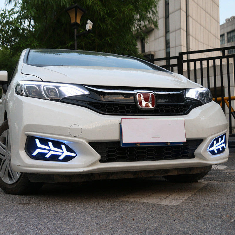 Two-color car modified daytime running lights, automotive LED lighting kit