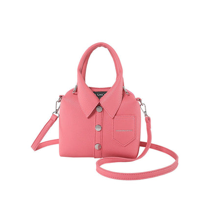 Stylish simple versatile shoulder crossbody handbag with adjustable strap and compact design