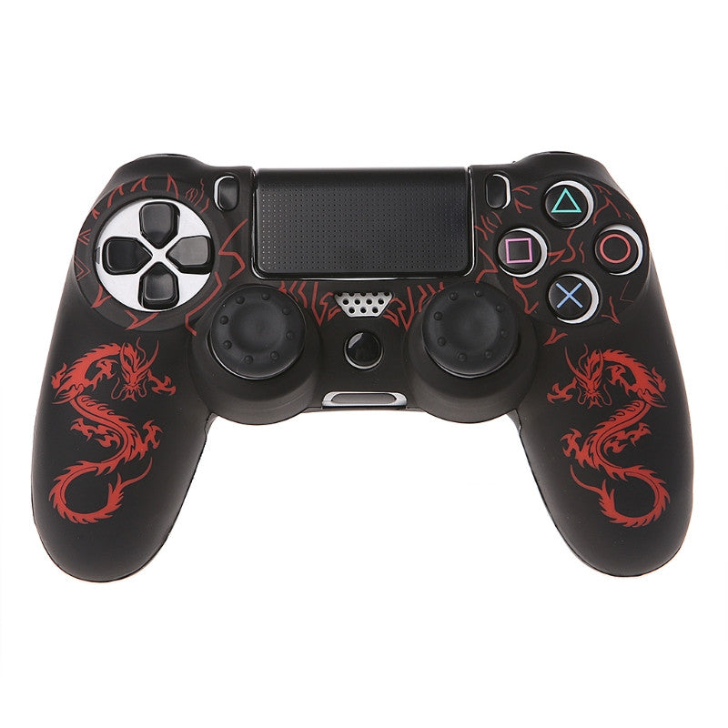 Laser camouflage dragon pattern silicone rubber protective sleeve by My Store