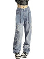 Starlit Baggy Cargo Jeans for Women