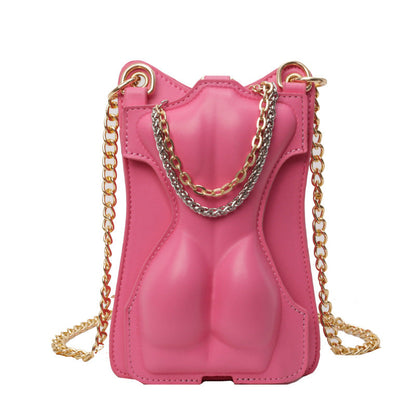 Personalized western style small square shoulder bag in a compact crossbody design