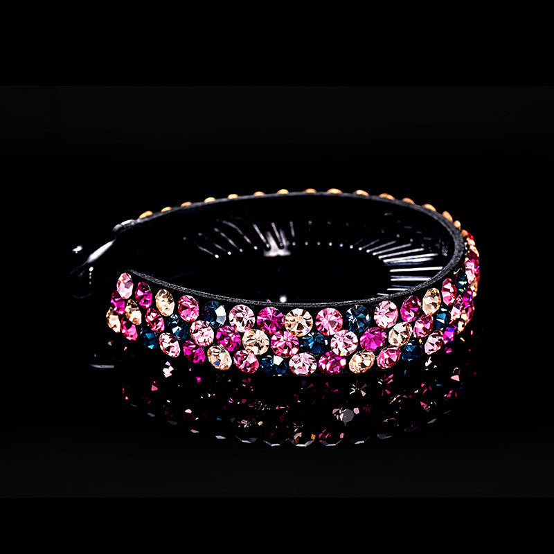 Rhinestones hair claws by My Store, decorative crystal-studded claw hair clips