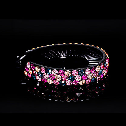 Rhinestones hair claws by My Store, decorative crystal-studded claw hair clips