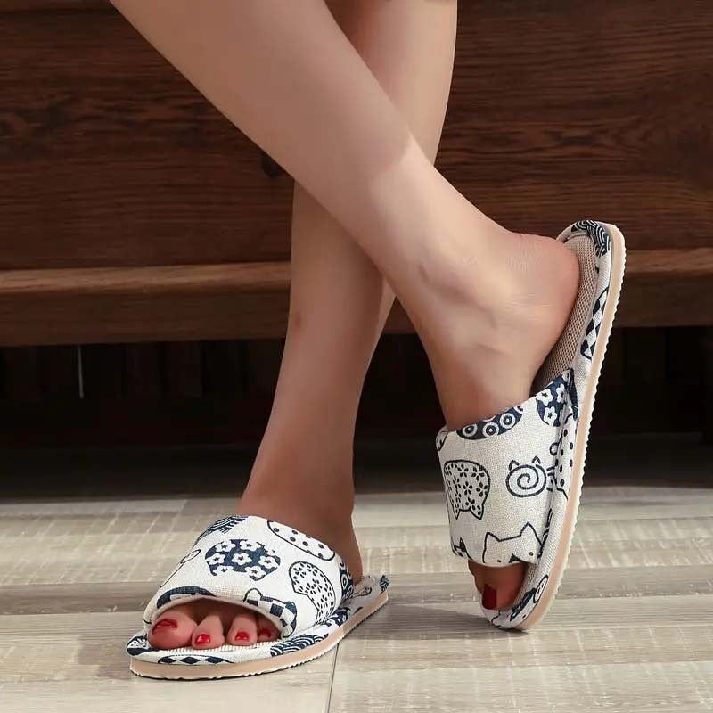 Women's non-slip house slippers by My Store, soft indoor footwear with secure textured soles