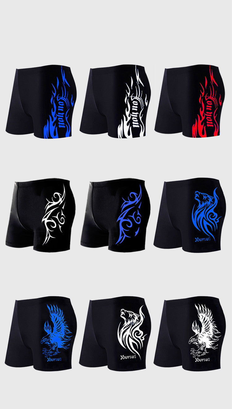 Men's plus size swimming trunks by My Store, shown in a simple swimwear design