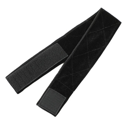 Wig fixed headband with Velcro closure, black adjustable band for secure wig placement