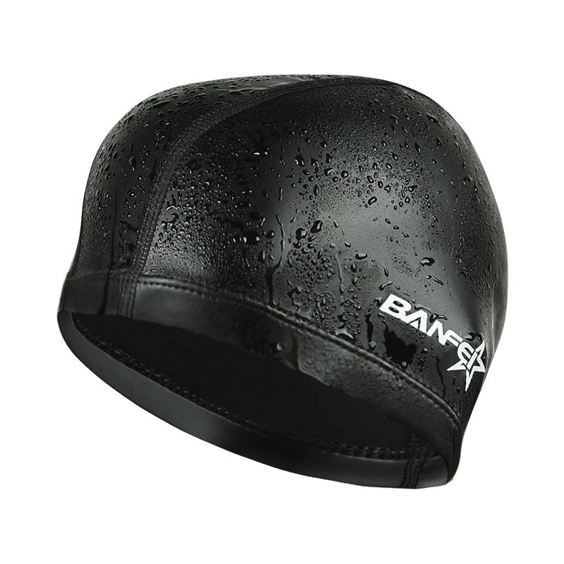 Waterproof swimming cap by My Store, shown in a simple close-up view