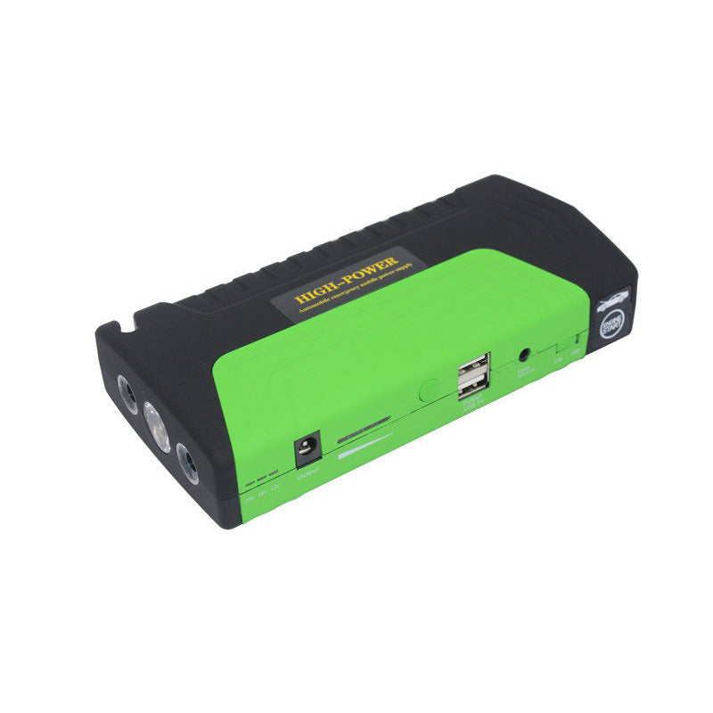 Car emergency start power device in black with compact portable design