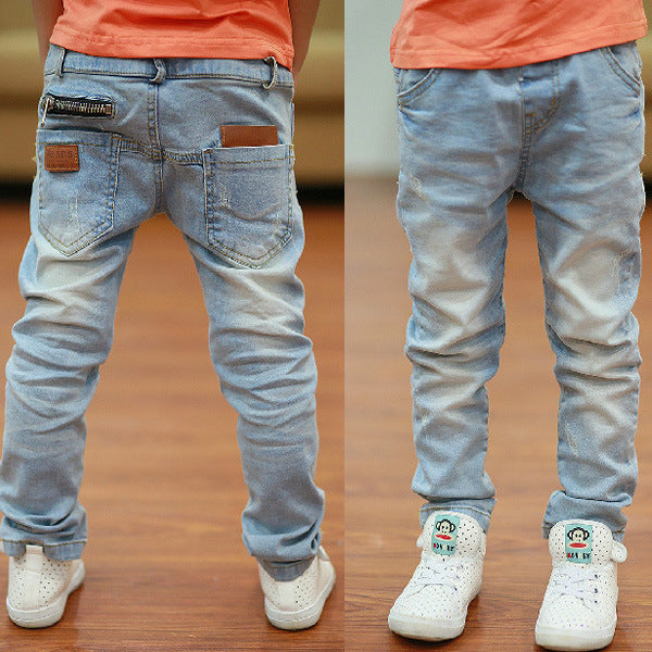 Boys spring and autumn pants by My Store, lightweight casual trousers in a comfortable everyday style