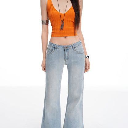 Low waist skinny jeans by My Store, featuring a slim fit and classic denim design