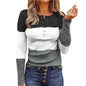 Women's slim fit long sleeve round neck pullover by BACKUPMYFILESNOW.COM®, shown in a cozy, fitted design.
