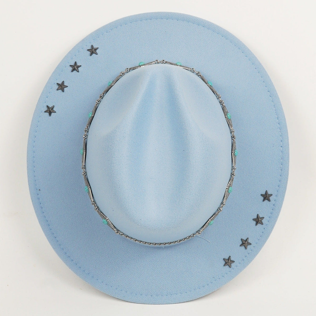 Vintage-patterned denim hat with a fashionable, versatile design, by My Store