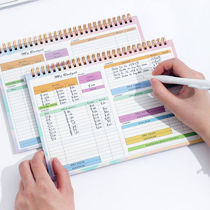 B5 Daily Weekly Budget Planner Notepad for Home Finance