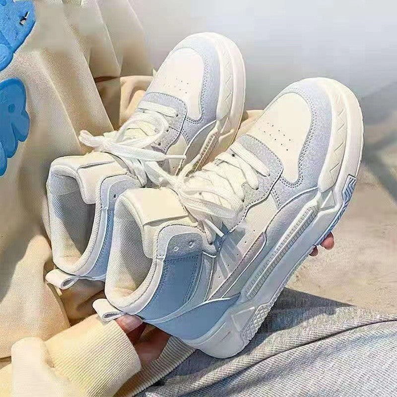 Fashion casual exercise platform sneakers in a modern athletic design