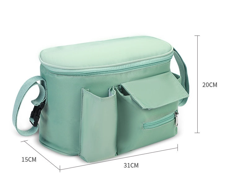 Large diaper bag by My Store with spacious compartments and adjustable shoulder straps
