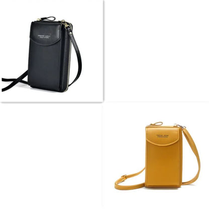 Lux Chic PU leather handbag by BACKUPMYFILESNOW® with top handles and gold-tone accents, displayed on a neutral background.