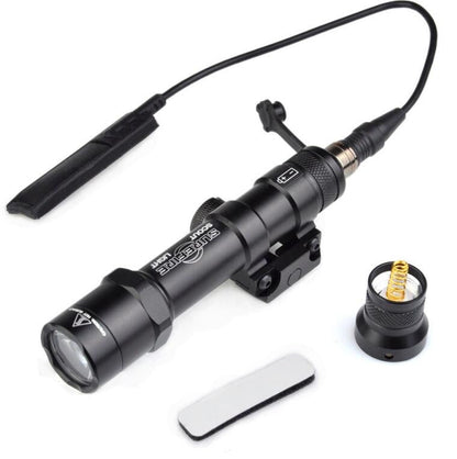 M600B outdoor tactical LED flashlight by My Store, compact black flashlight with textured grip