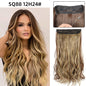 Adjustable Synthetic Hair Curtain Wig for Women