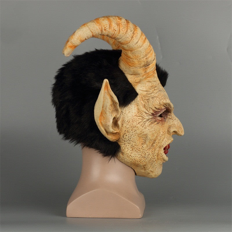 Lucifer latex mask with realistic human face design by My Store