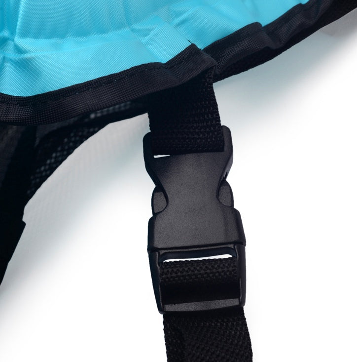 Swimming life vest life jacket, Type 0, in bright safety design for flotation support during water activities
