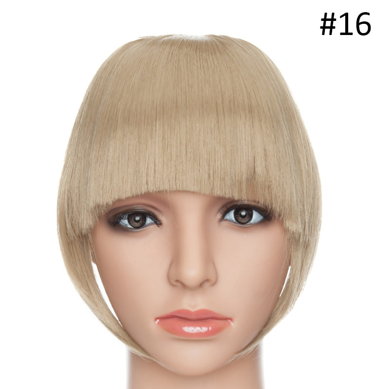 3D clip-in bangs hair extensions by My Store, shown from the front for a natural fringe look