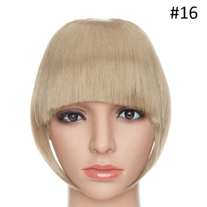 3D clip-in bangs hair extensions by My Store, shown from the front for a natural fringe look