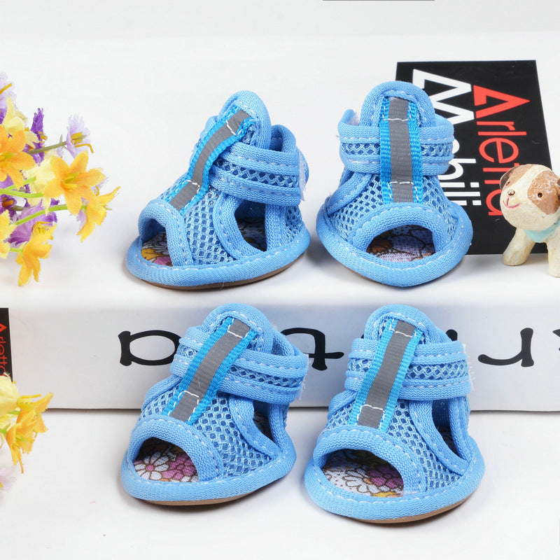Small dog shoes by My Store, pair of pet footwear for little dogs