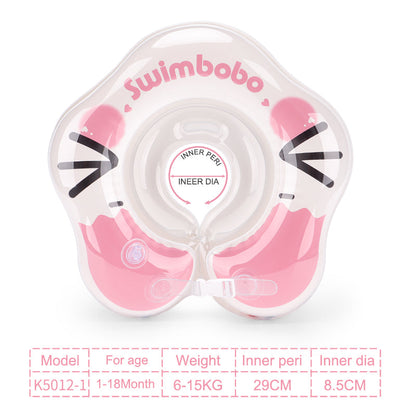 Baby swimming ring by My Store in bright inflatable design for safe pool use