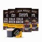 48 Java House Colombian Cold Brew Coffee Pods in a box, ready for brewing delicious iced coffee at home.