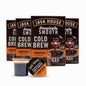 48 Java House Cold Brew Coffee Pods in Colombian flavor, showcasing dark roasted coffee pods for brewing cold brew at home.