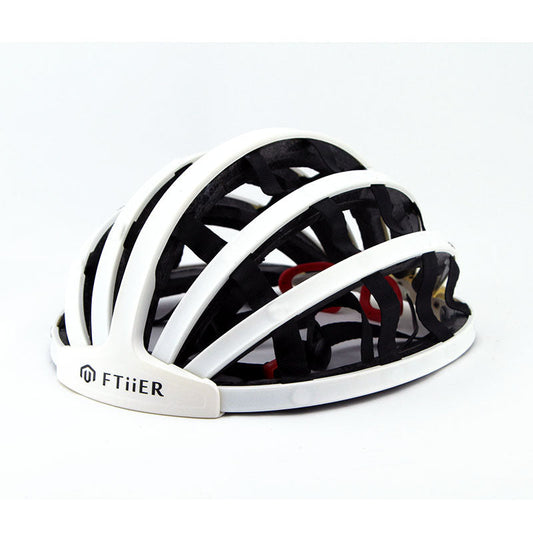 Ultralight folding bicycle helmet for road biking, mountain biking, hiking, and outdoor sports