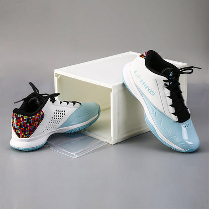 Clear Sneaker Storage Box Shoe Cabinet for organized footwear display
