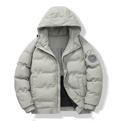 Men's simple fashion short winter coat in a classic design by My Store