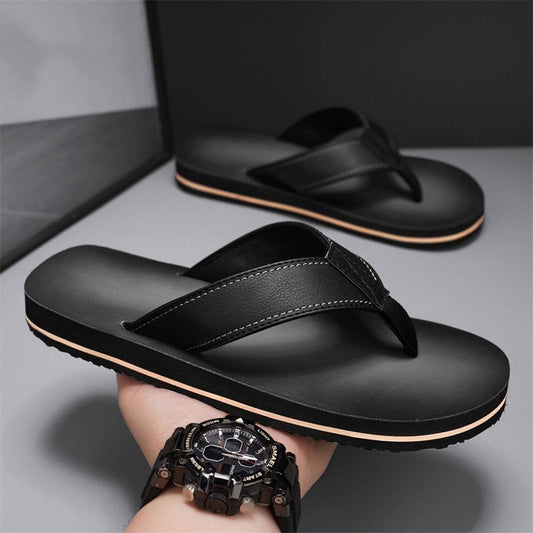 Men's casual non-slip flip-flops for summer outdoor wear, open-toe design My Store footwear