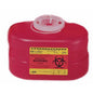 Red BD Sharps Collector 3.3 Qt medical waste container from Pasteur Pharmacy, designed for safe sharps disposal.