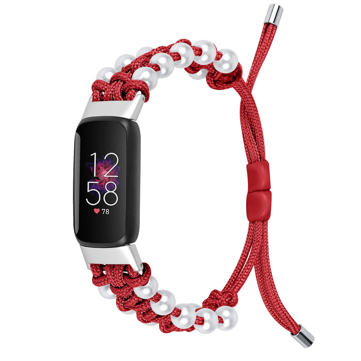 Adjustable strap for Luxe smartwatch in a sleek, adjustable design