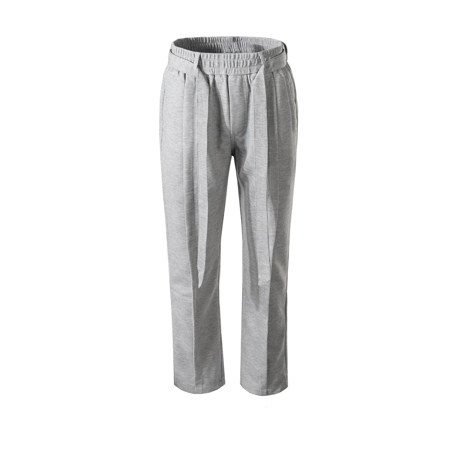 Unisex Straight Leg Lounge Pants with Belt
